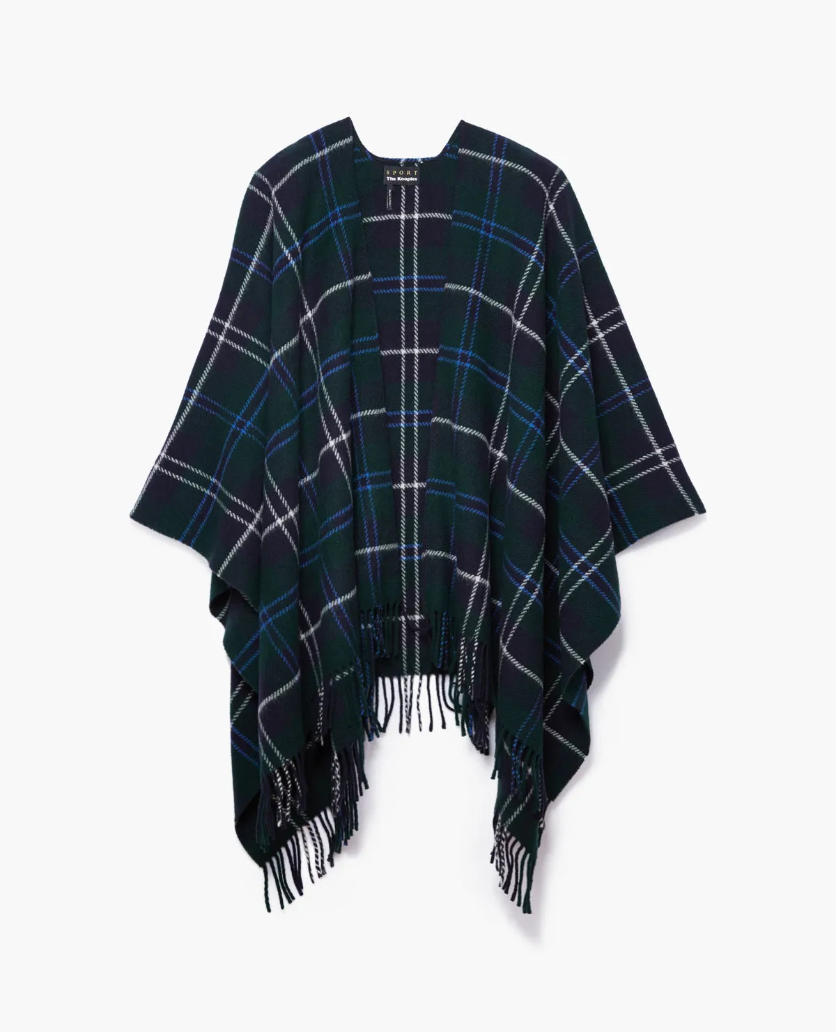 Poncho bleu
