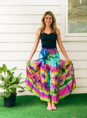 Rainbow Dream Hand Dyed Palazzo Pants