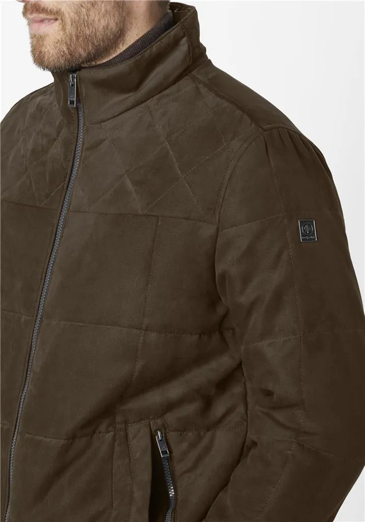 Redpoint Mens Big Size Quilted Jacket (Quincy) in Dark Blue, Dark Olive  Size 62 - 70