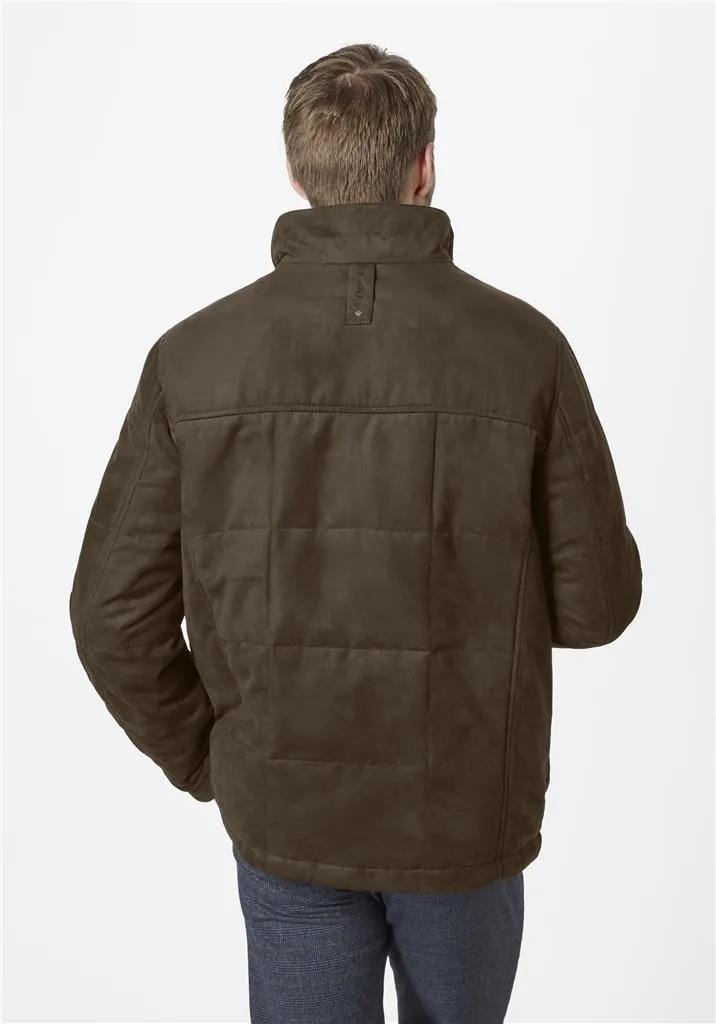 Redpoint Mens Big Size Quilted Jacket (Quincy) in Dark Blue, Dark Olive  Size 62 - 70