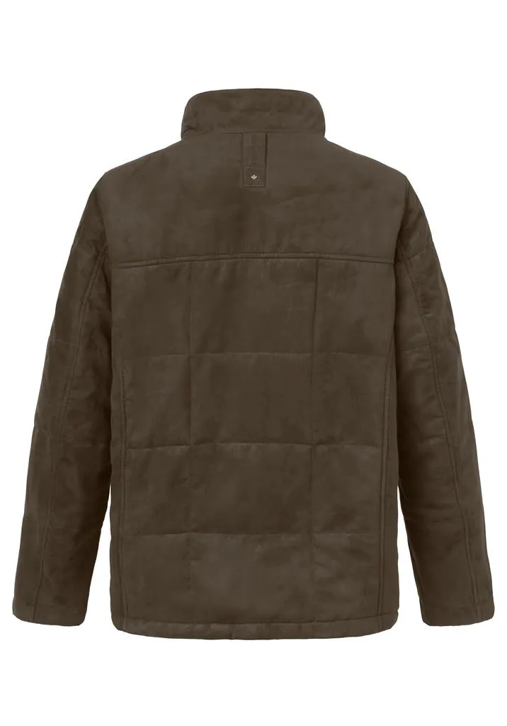 Redpoint Mens Big Size Quilted Jacket (Quincy) in Dark Blue, Dark Olive  Size 62 - 70