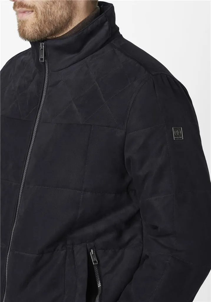 Redpoint Mens Big Size Quilted Jacket (Quincy) in Dark Blue, Dark Olive  Size 62 - 70