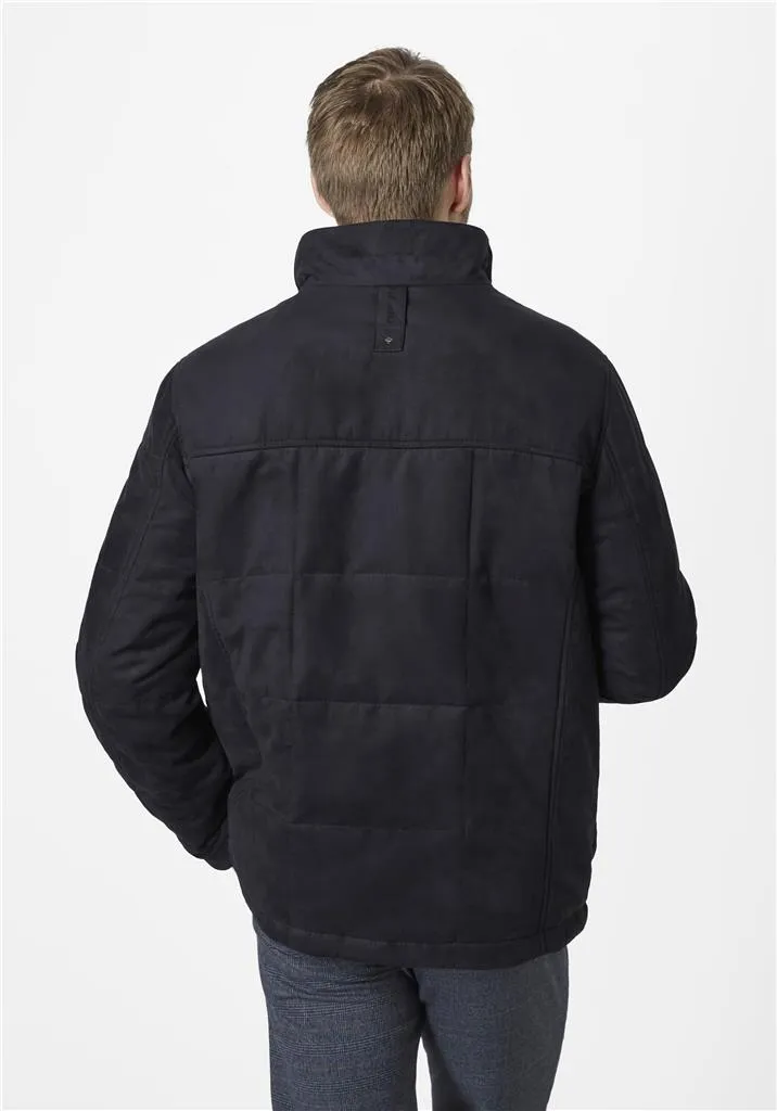 Redpoint Mens Big Size Quilted Jacket (Quincy) in Dark Blue, Dark Olive  Size 62 - 70