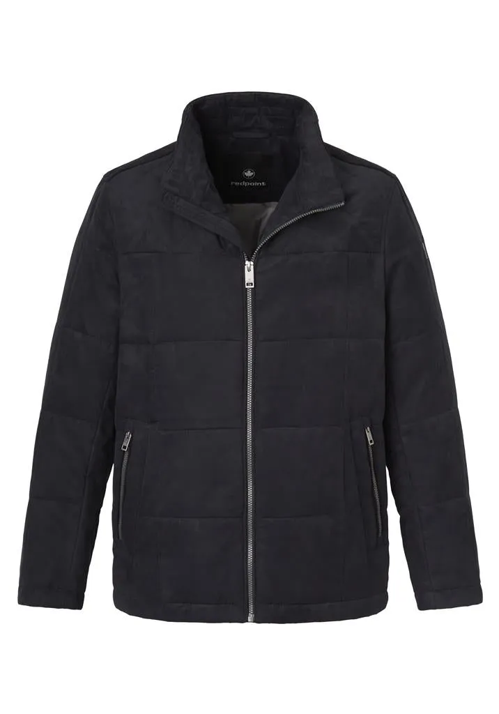 Redpoint Mens Big Size Quilted Jacket (Quincy) in Dark Blue, Dark Olive  Size 62 - 70