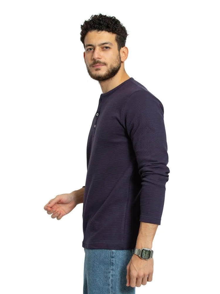 S-Medieval Blue Henley
