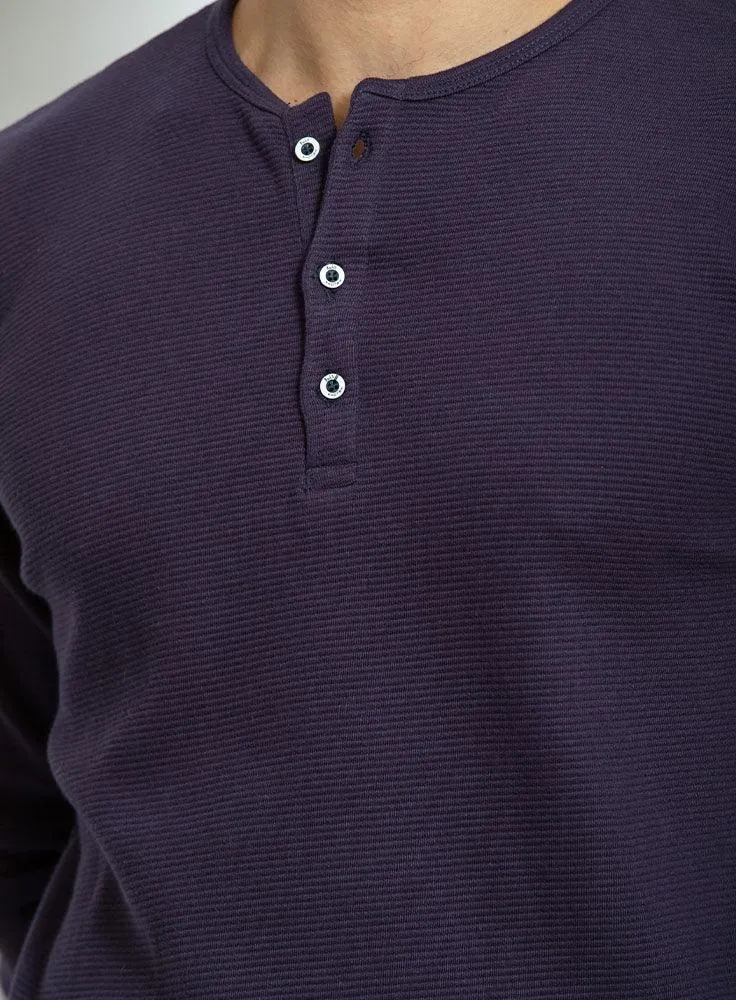 S-Medieval Blue Henley