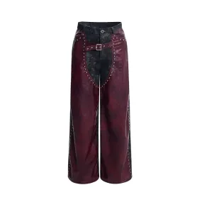 SCARED LEATHER PANT
