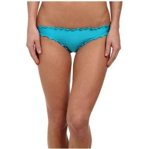 Seafolly Shimmer Mini Hipster Bikini Bottoms - Eden Blue