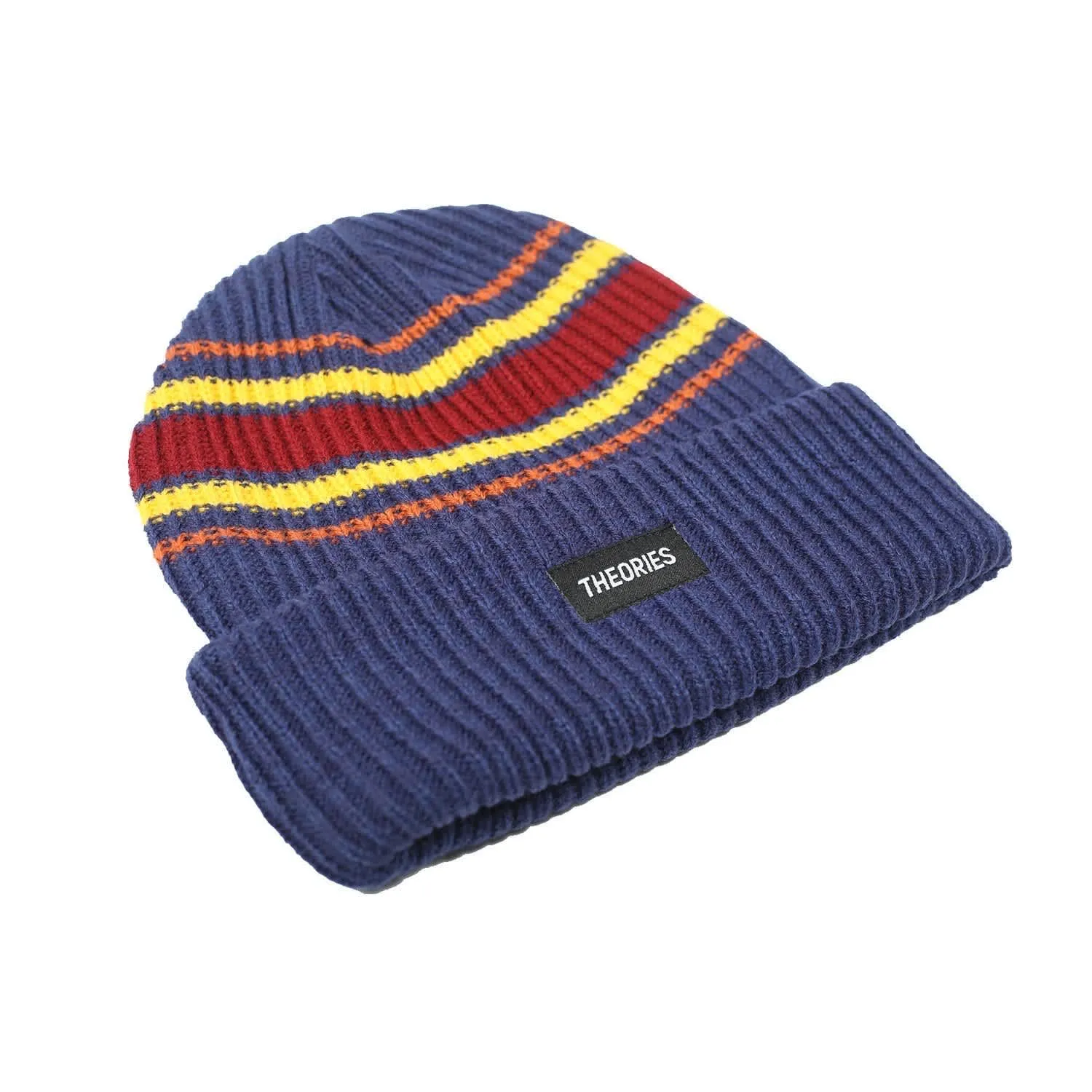 Theories Burst Stripe Beanie - Cool Blue