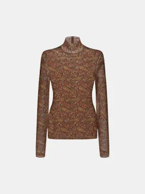 Turtleneck T-Shirt - Multi