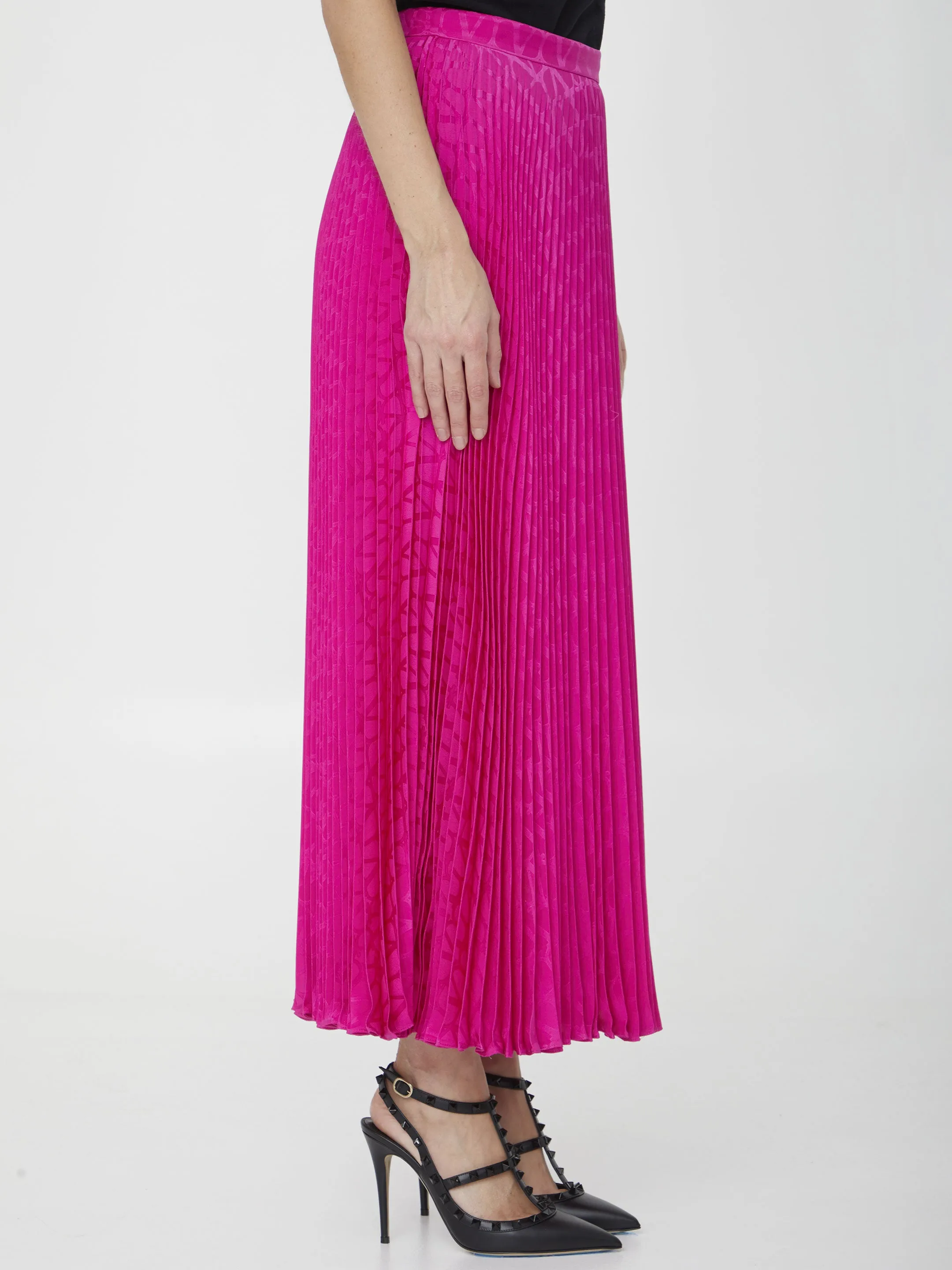 Valentino Garavani Toile Iconographe Silk Skirt