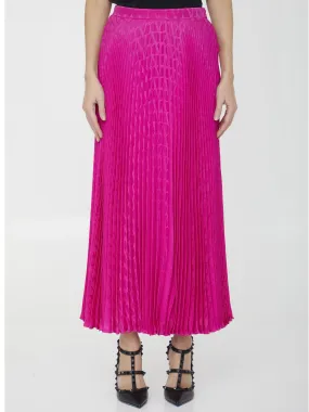 Valentino Garavani Toile Iconographe Silk Skirt
