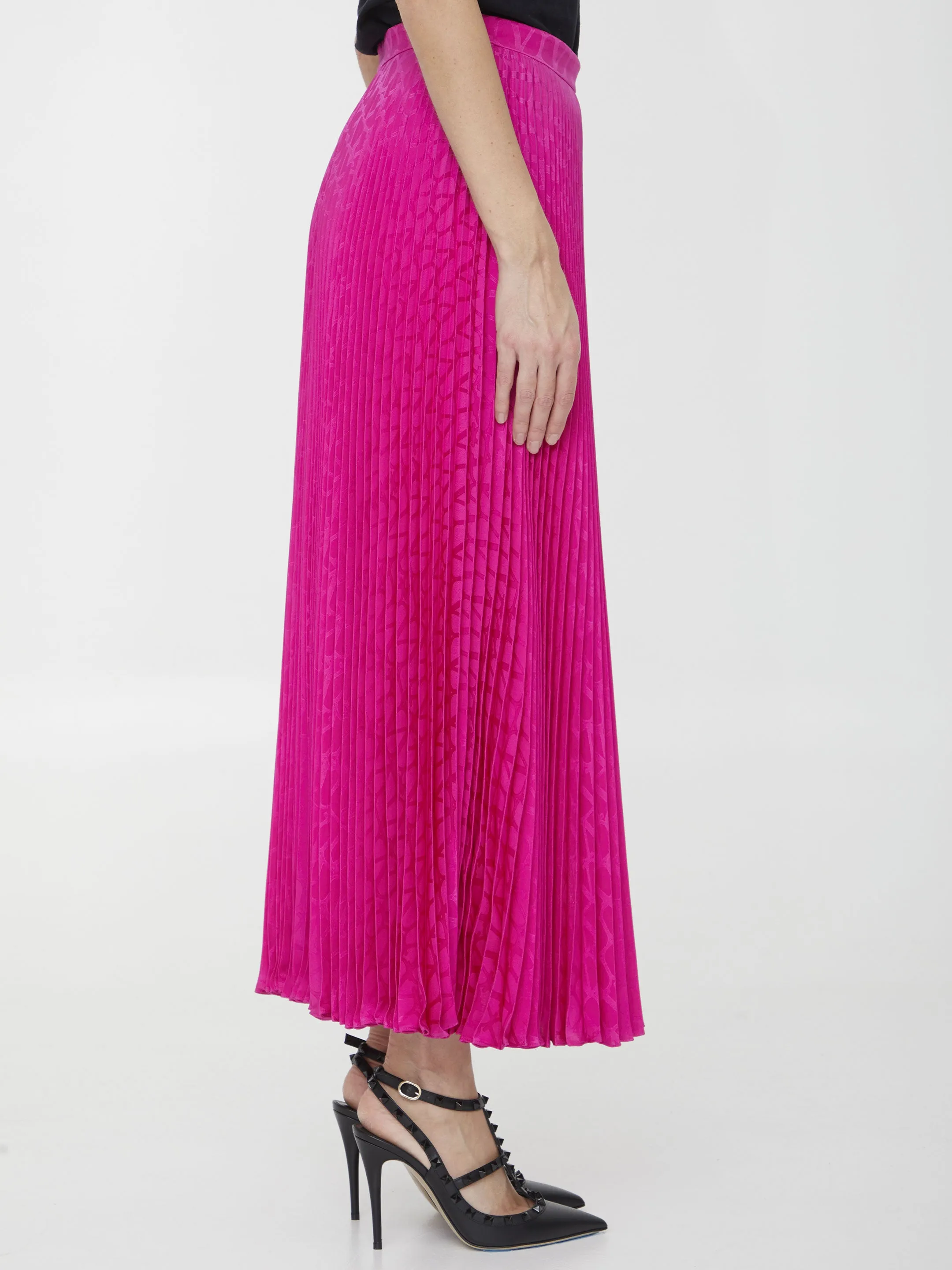Valentino Garavani Toile Iconographe Silk Skirt