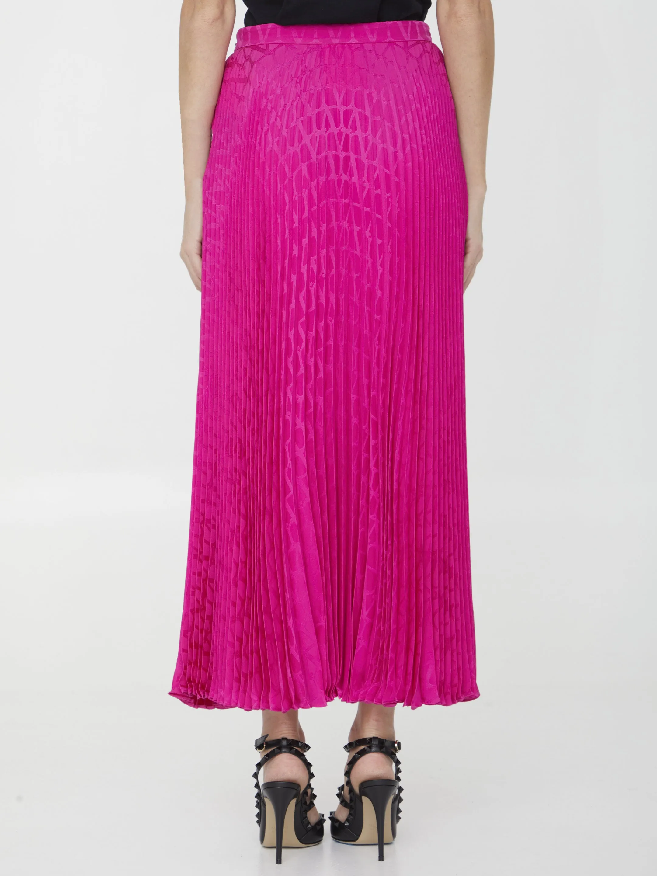 Valentino Garavani Toile Iconographe Silk Skirt