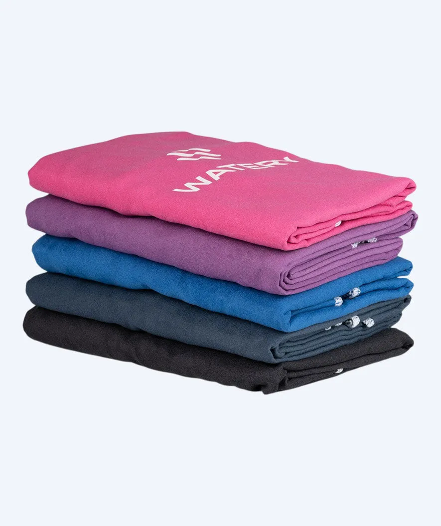 Watery badeponcho til børn - Microfiber - Mørkeblå
