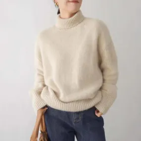 Women's Knitted Turtleneck Jumper Sweater